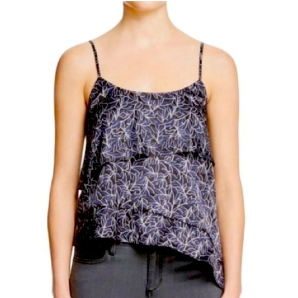 XS Layered ruffle tank by LIKELY silky feel